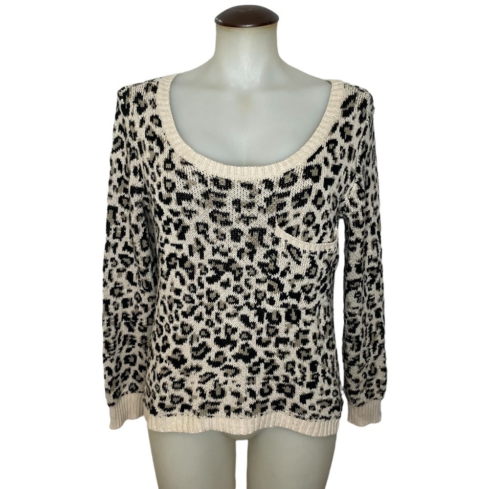Cheetah hi low Sweater 🧡